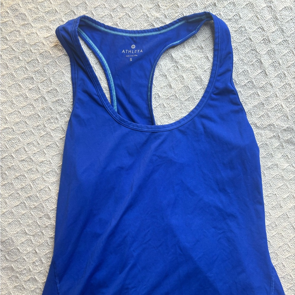 Athleta Blue Workout Tank Top